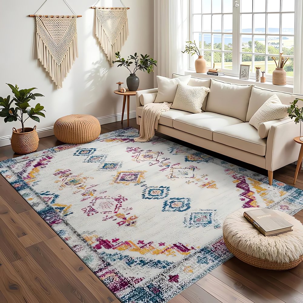 Tapis Vintage Tissé Motif