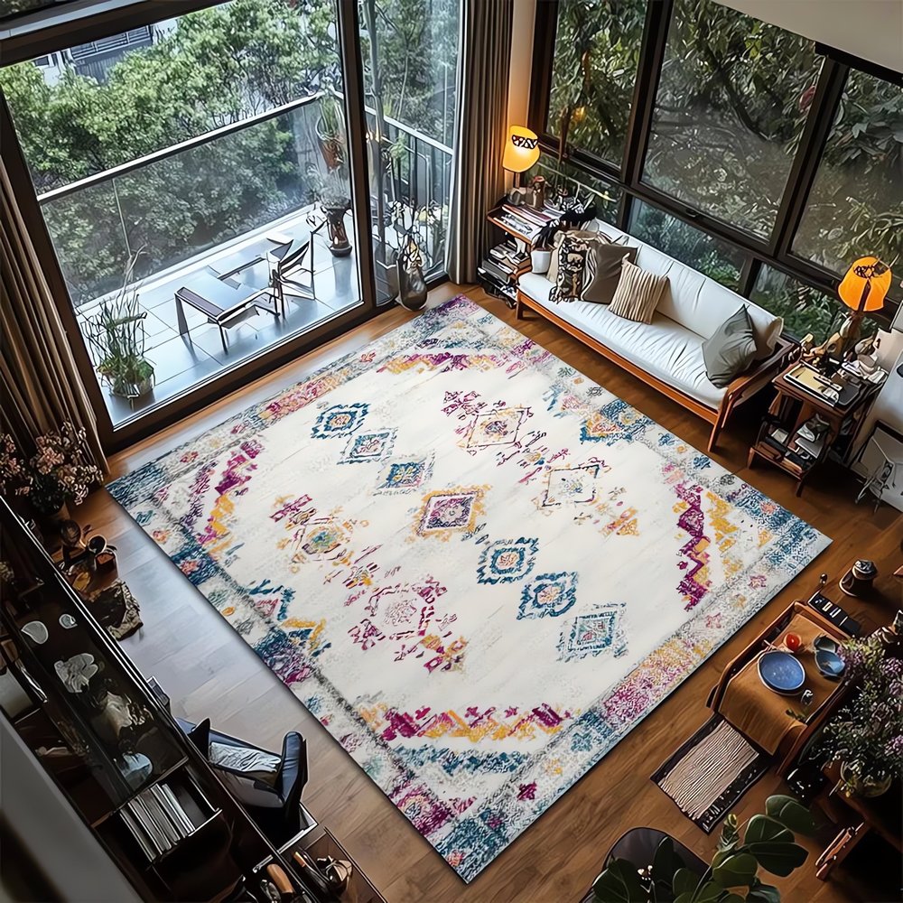 Tapis Vintage Tissé Salon
