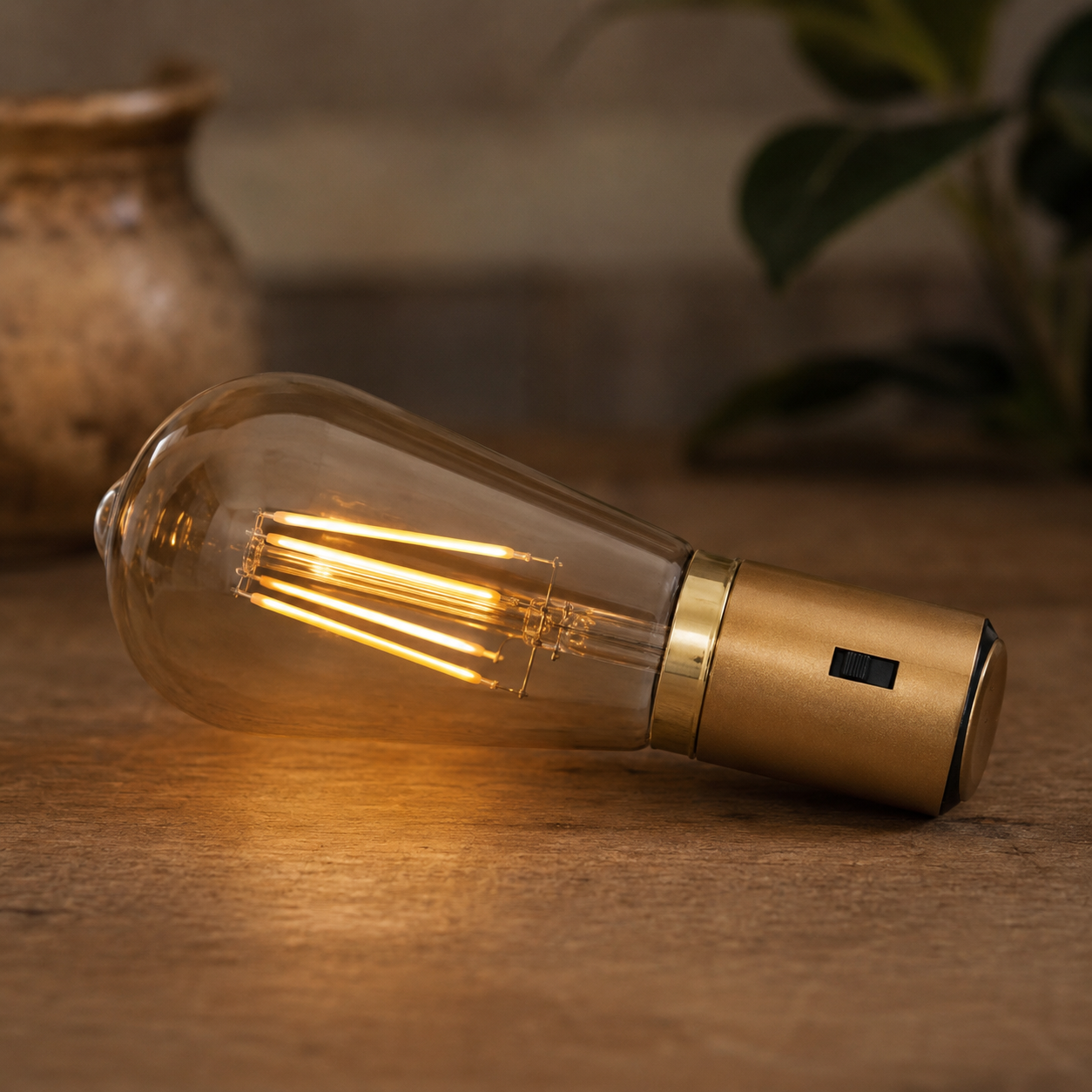 Ampoule Vintage à Pile