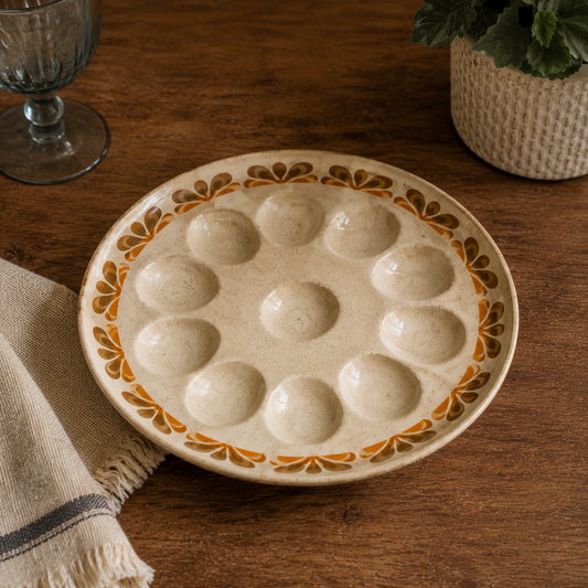 Assiette Vintage à Escargot