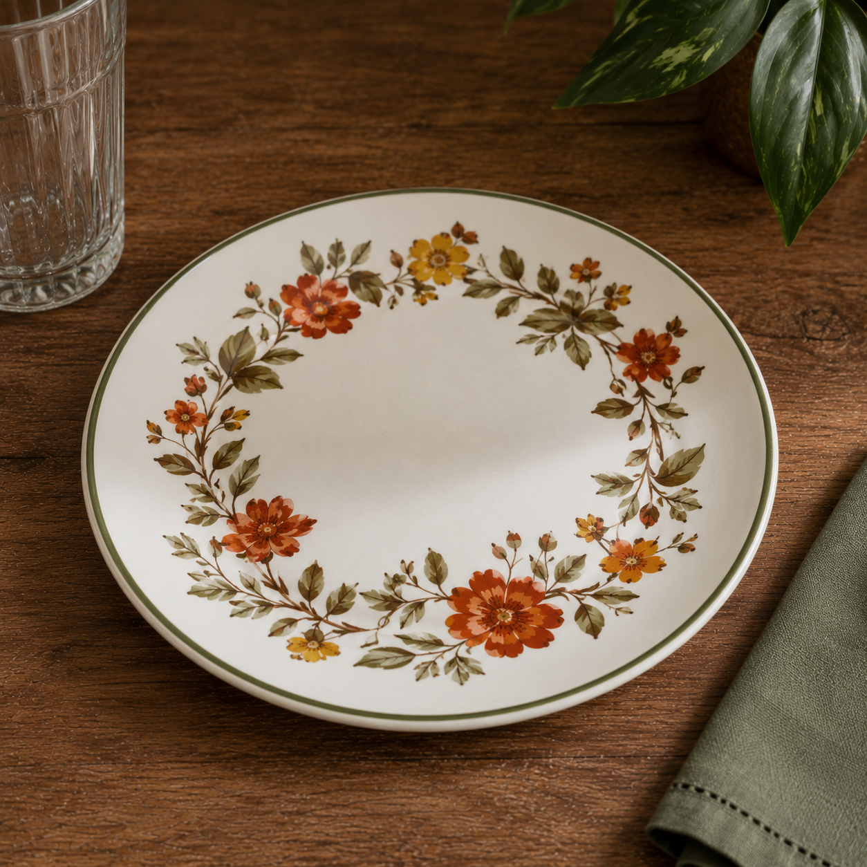 Assiette Vintage à Faïence