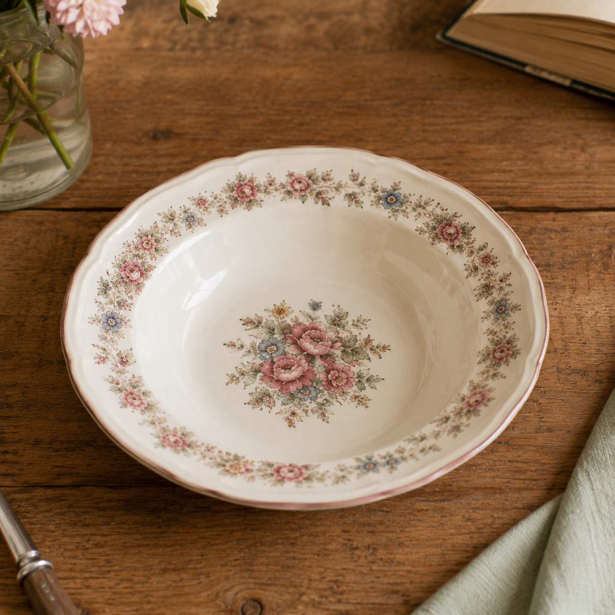 Assiette Vintage à Soupe