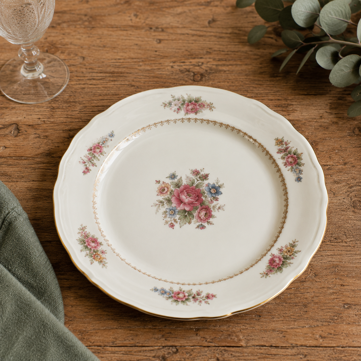 Assiette Vintage Anglaise