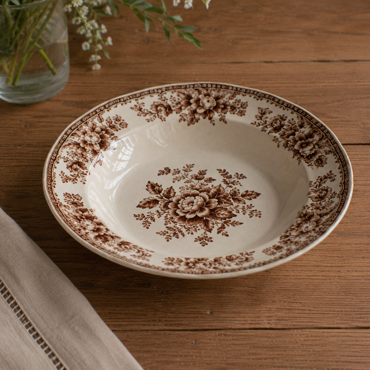 Assiette Vintage Creuse