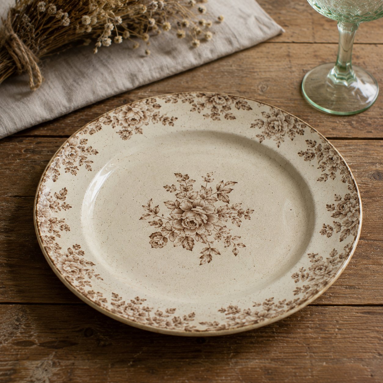 Assiette Vintage de Campagne