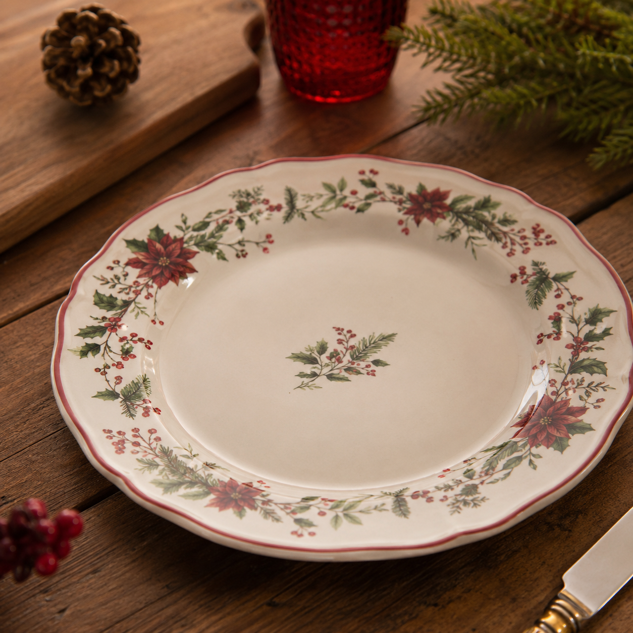 Assiette Vintage de Noël