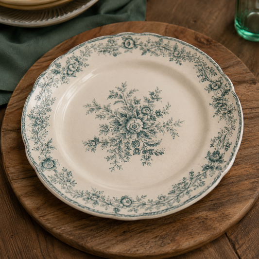 Assiette Vintage en Terre de Fer