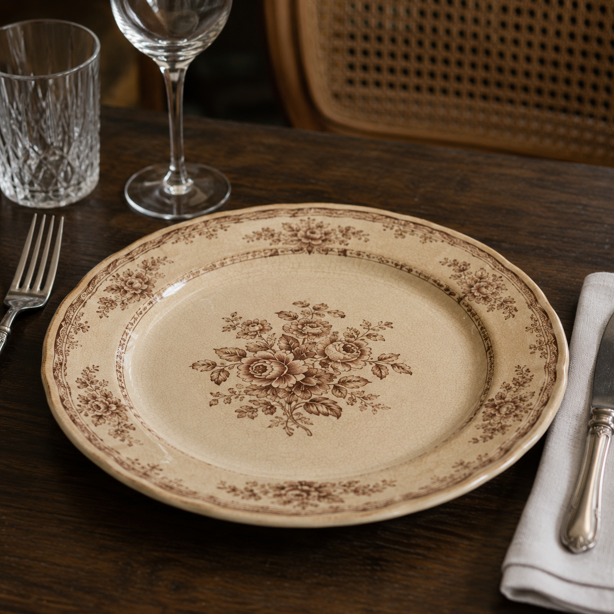 Assiette Vintage pour Restaurant