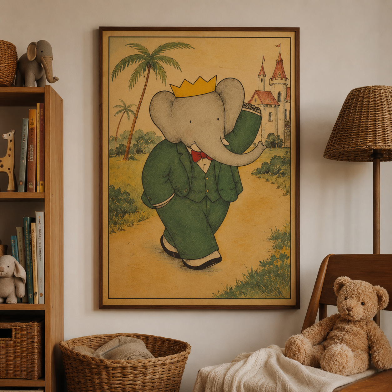Babar Poster Vintage