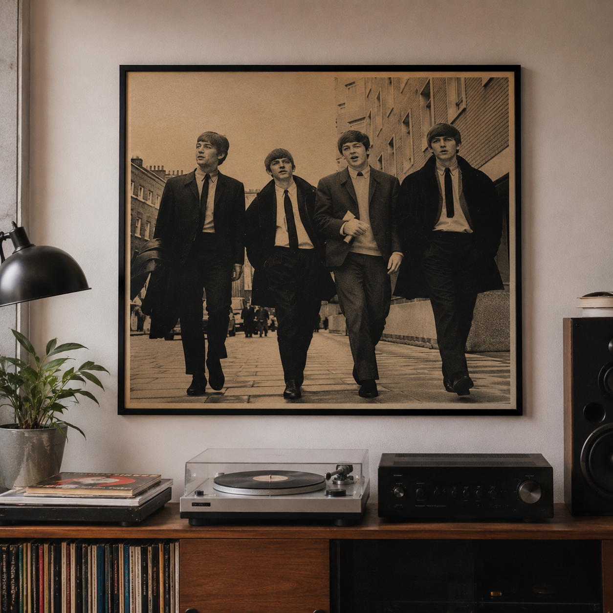 Beatles Poster Vintage