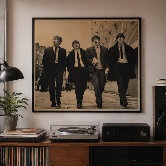 Beatles Poster Vintage