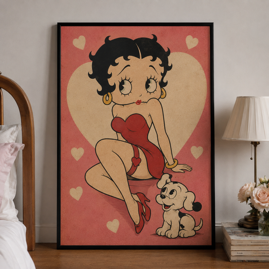 Betty Boop Poster Vintage