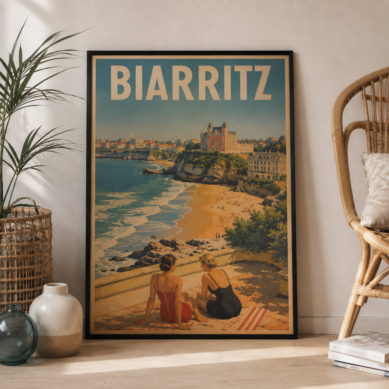 Biarritz Poster Vintage