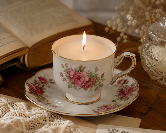 Bougie Tasse Vintage