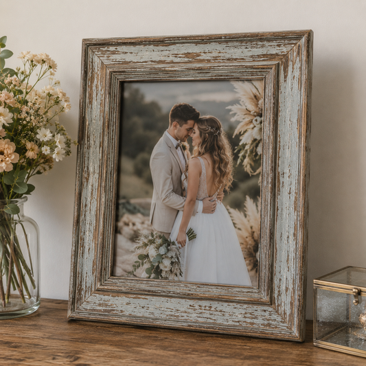 Cadre Vintage de Mariage