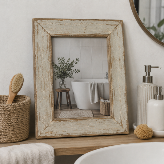 Cadre Vintage de Salle de Bain