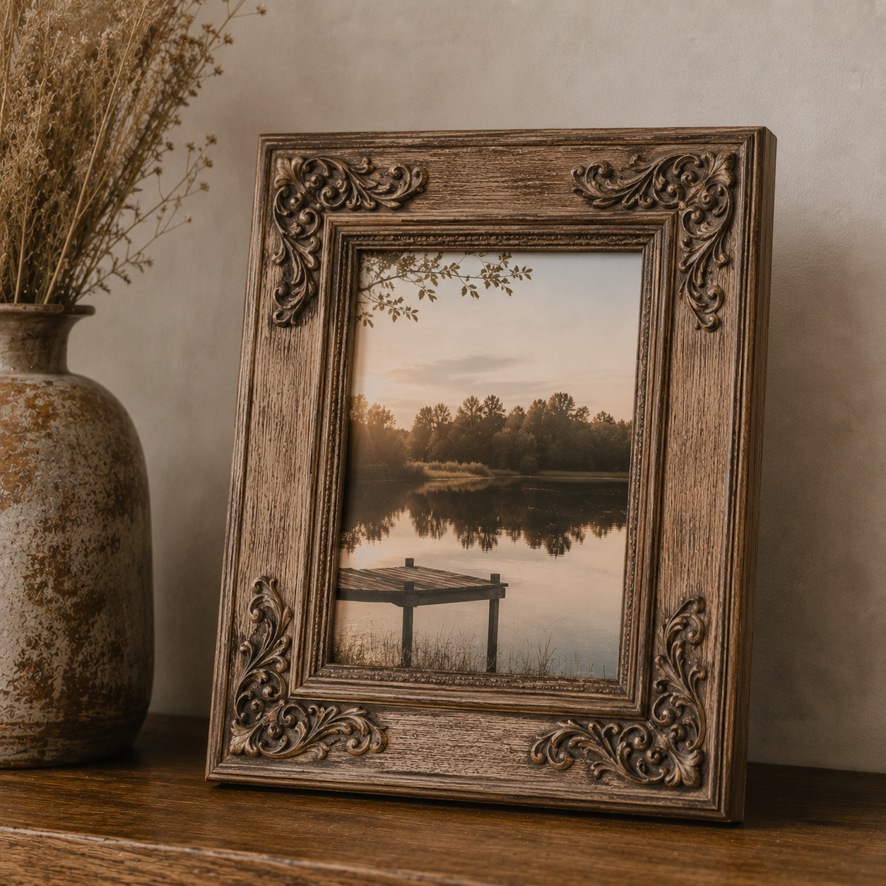 Cadre Vintage en Relief