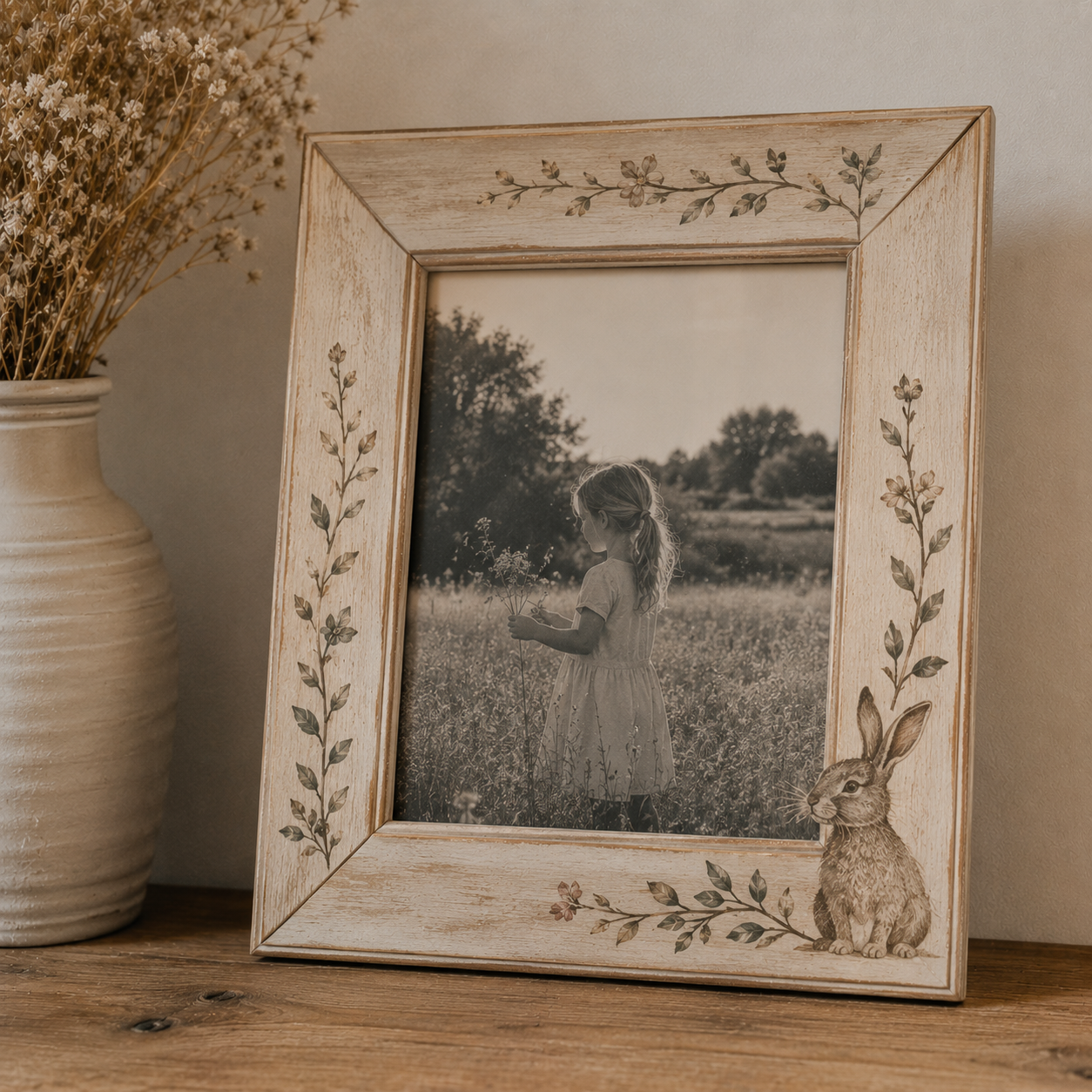 Cadre Vintage Lapin