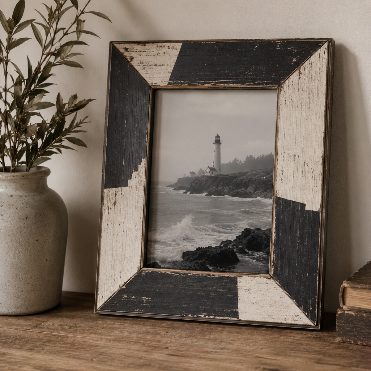 Cadre Vintage Noir et Blanc