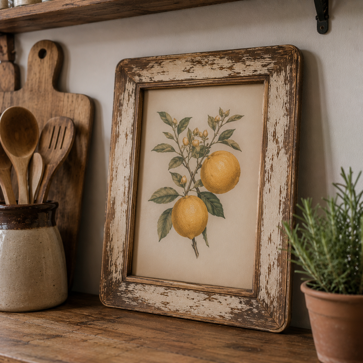 Cadre Vintage pour Cuisine