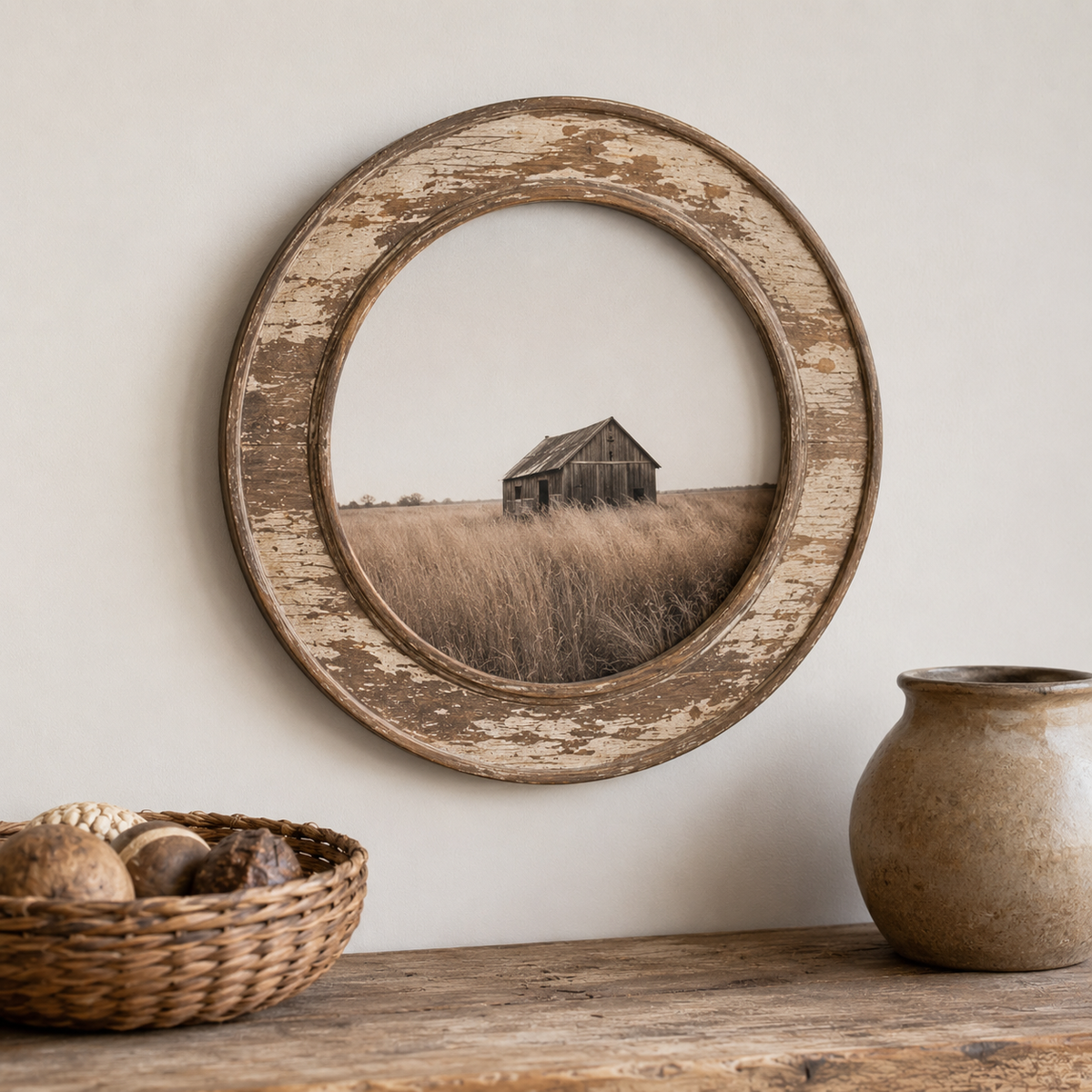 Cadre Vintage Rond