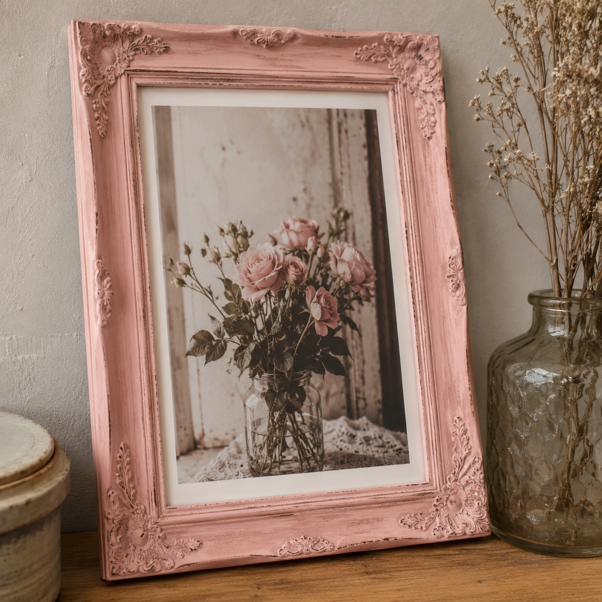 Cadre Vintage Rose