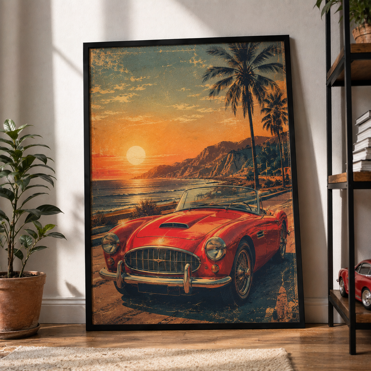 Car Poster Vintage