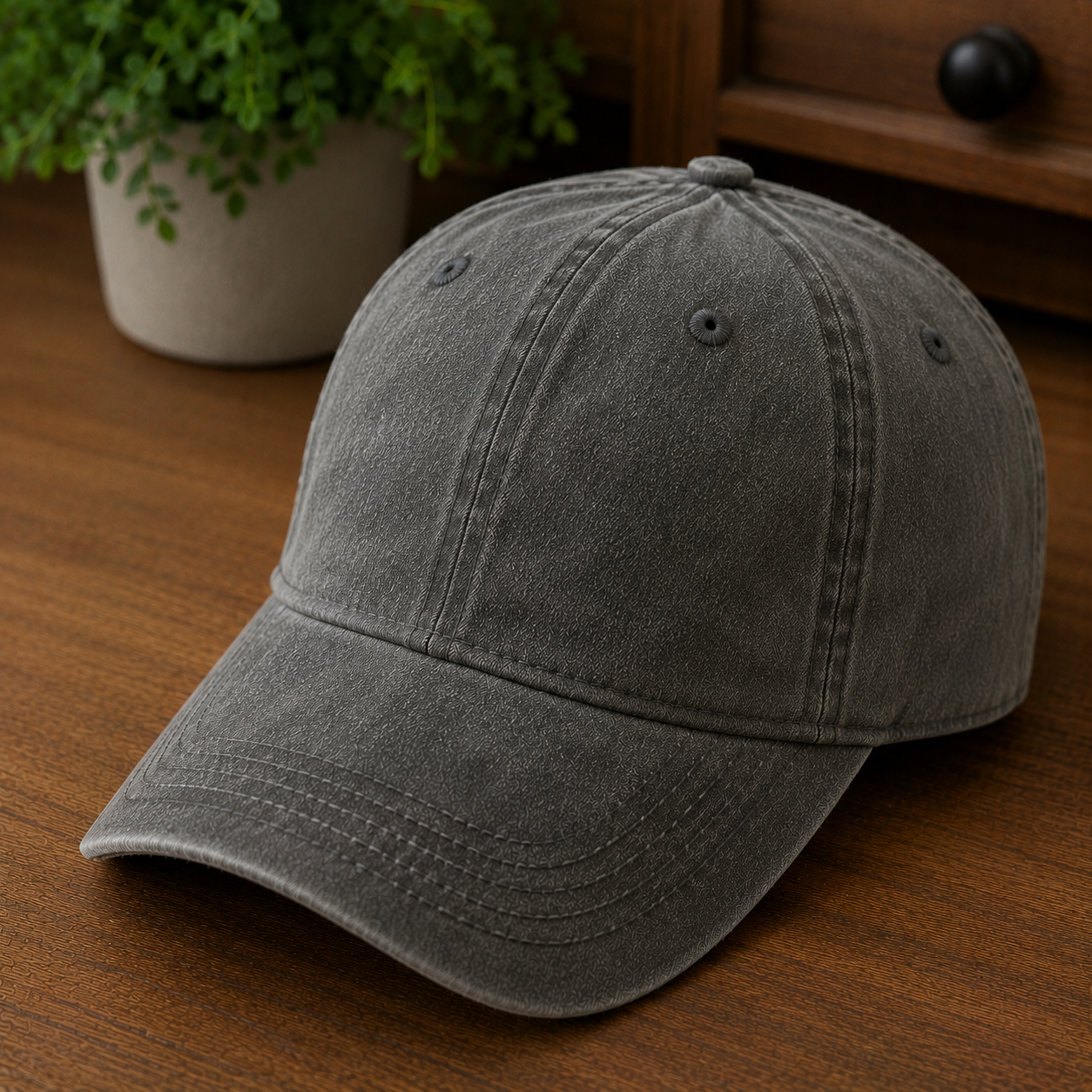 Casquette Vintage Grise