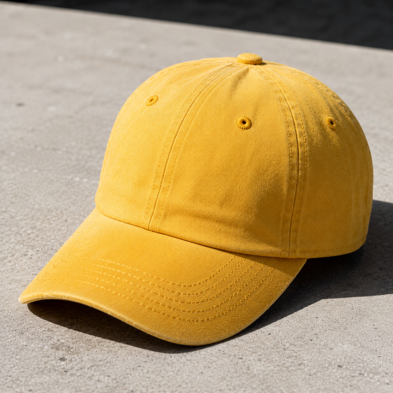 Casquette Vintage Jaune