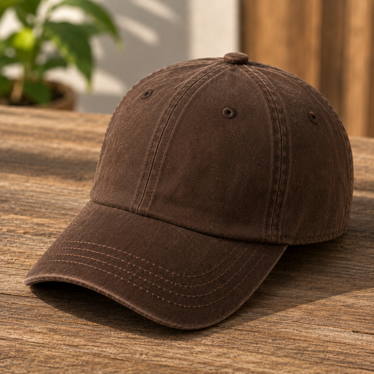 Casquette Vintage Marron