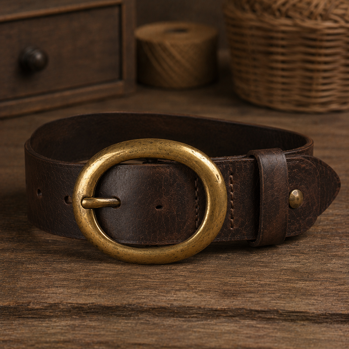 Ceinture Vintage Grosse Boucle