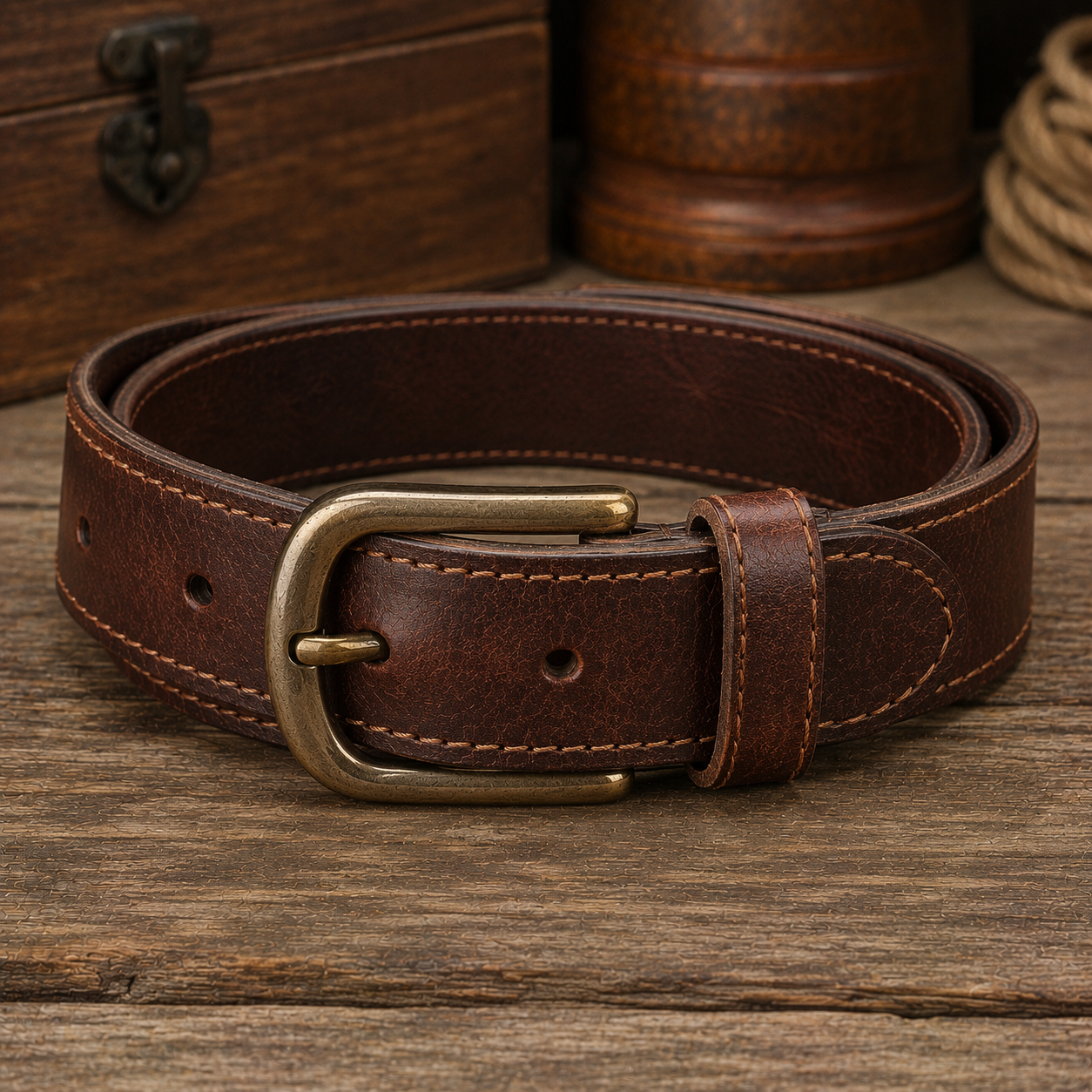 Ceinture Vintage Marron