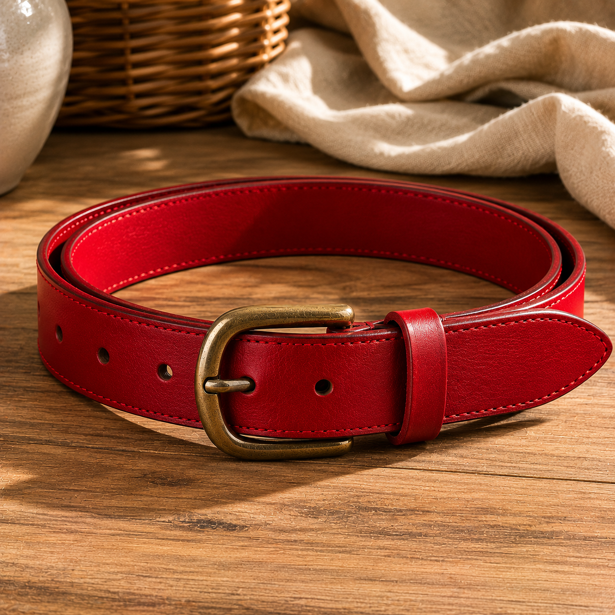 Ceinture Vintage Rouge