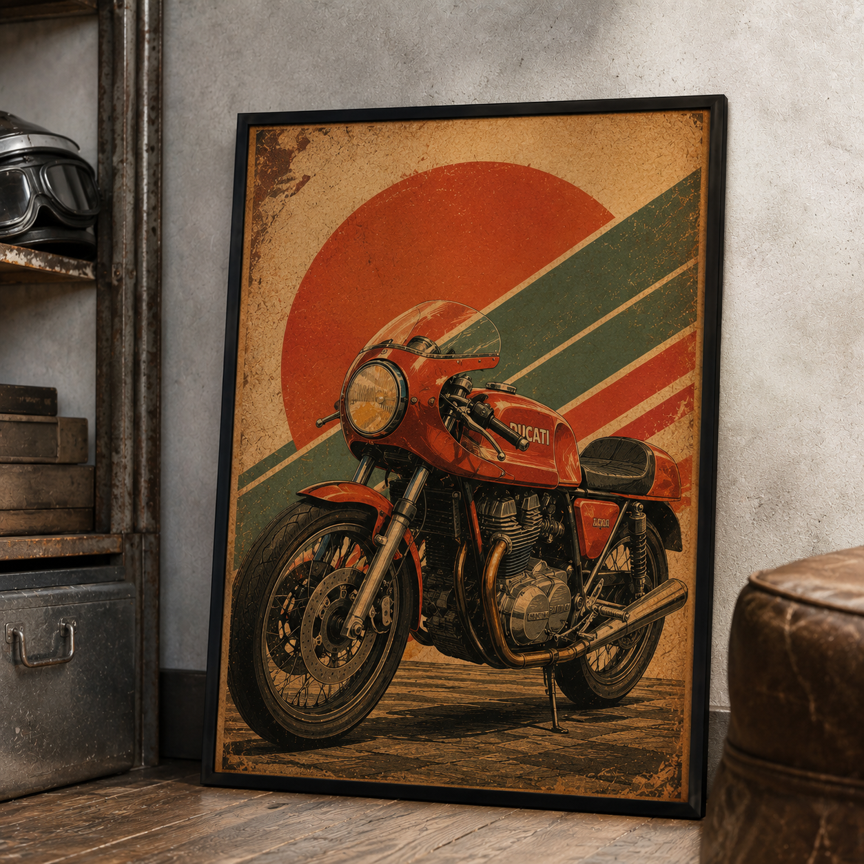 Ducati Poster Vintage