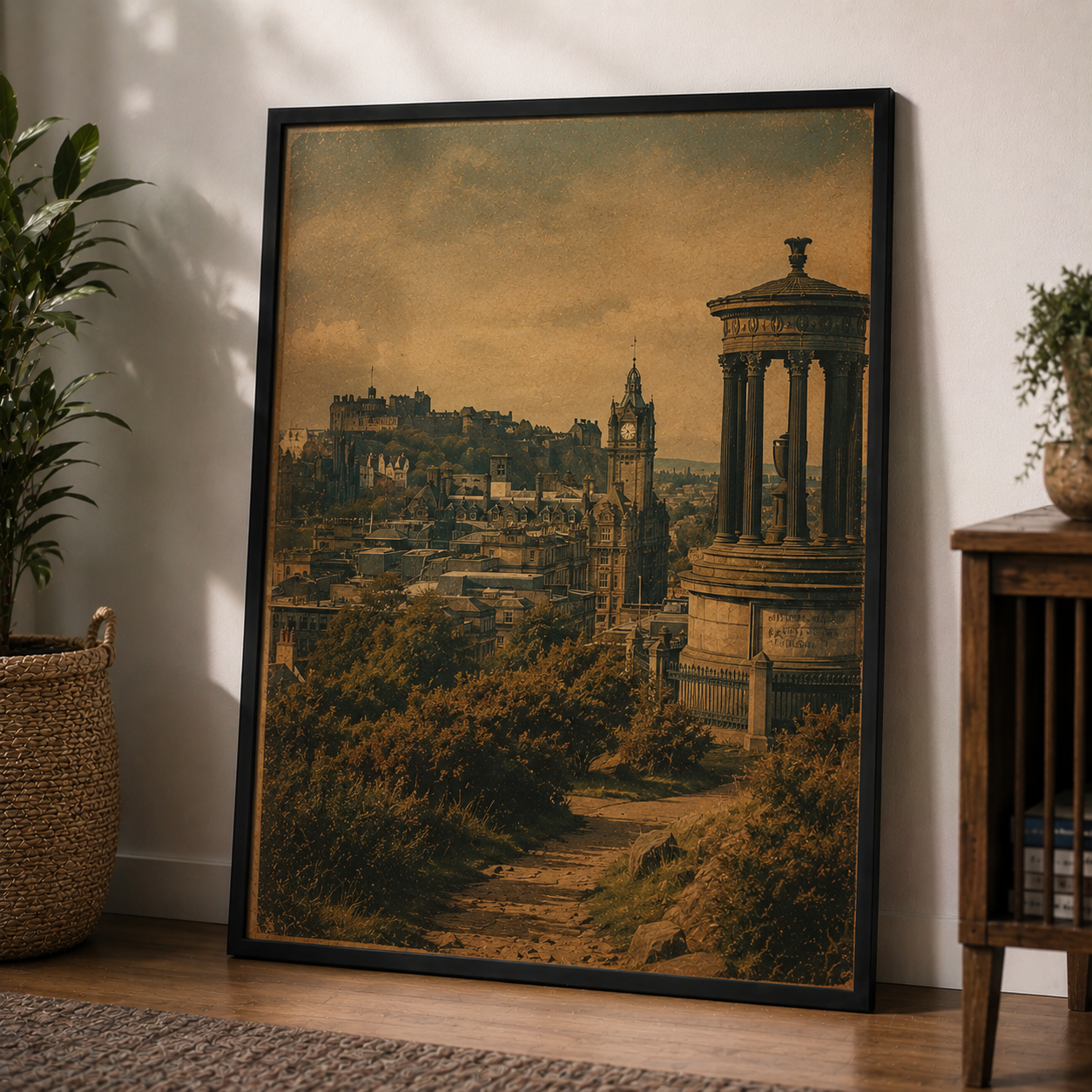Edinburgh Poster Vintage