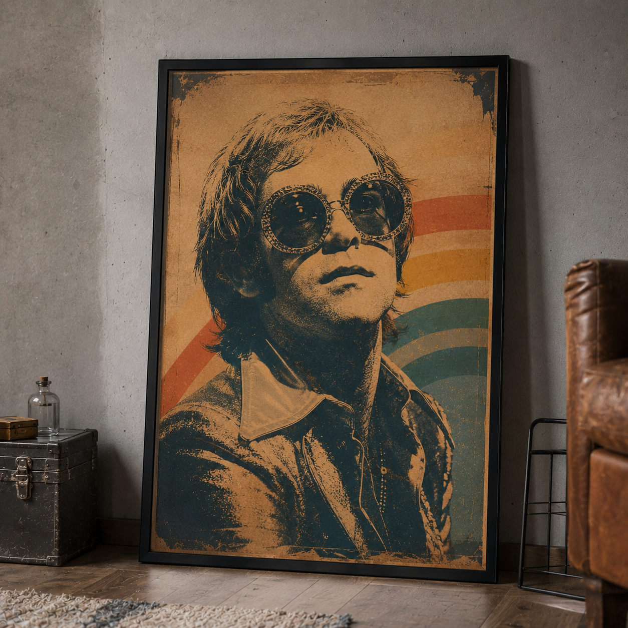 Elton John Poster Vintage
