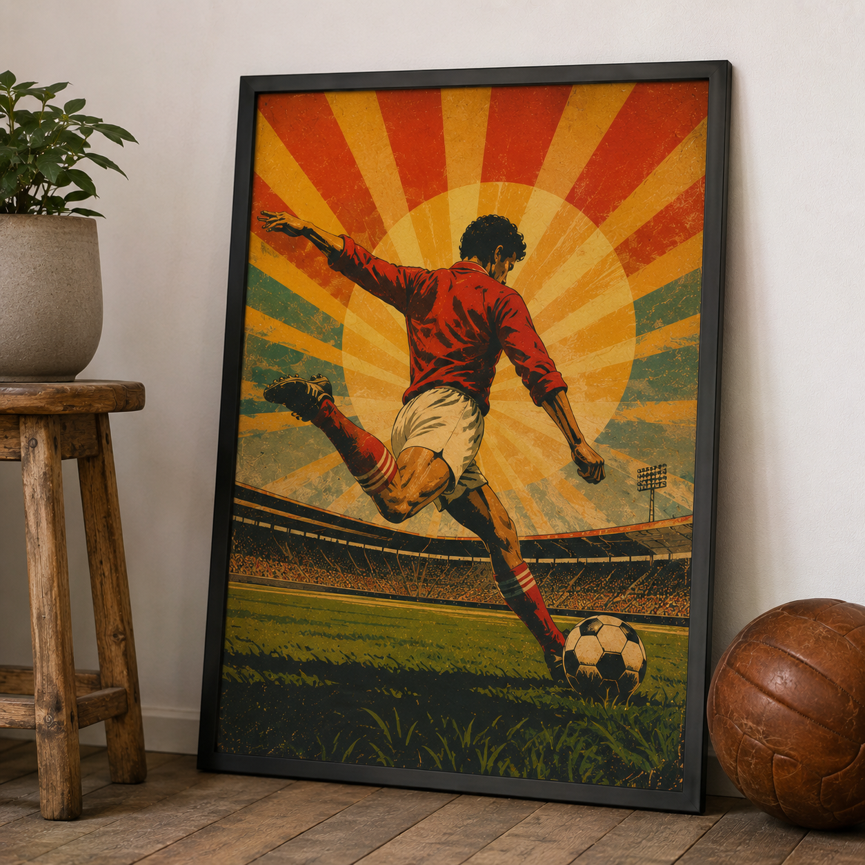 Football Poster Vintage