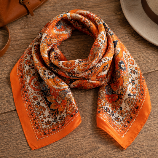 Foulard Vintage Orange