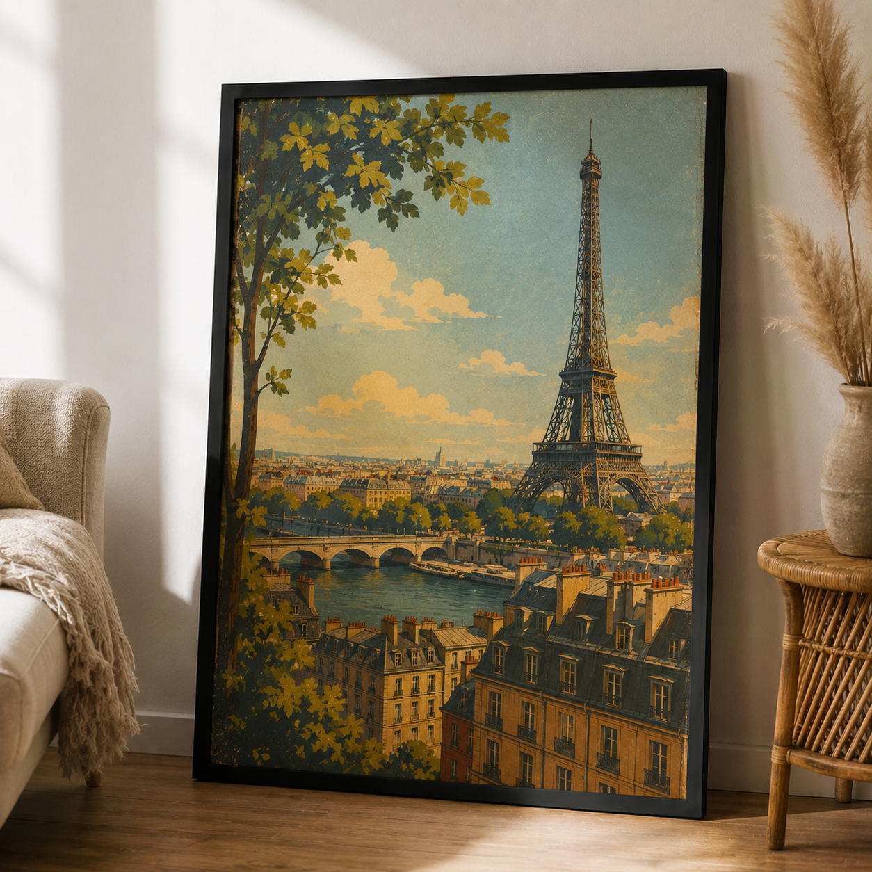 France Poster Vintage