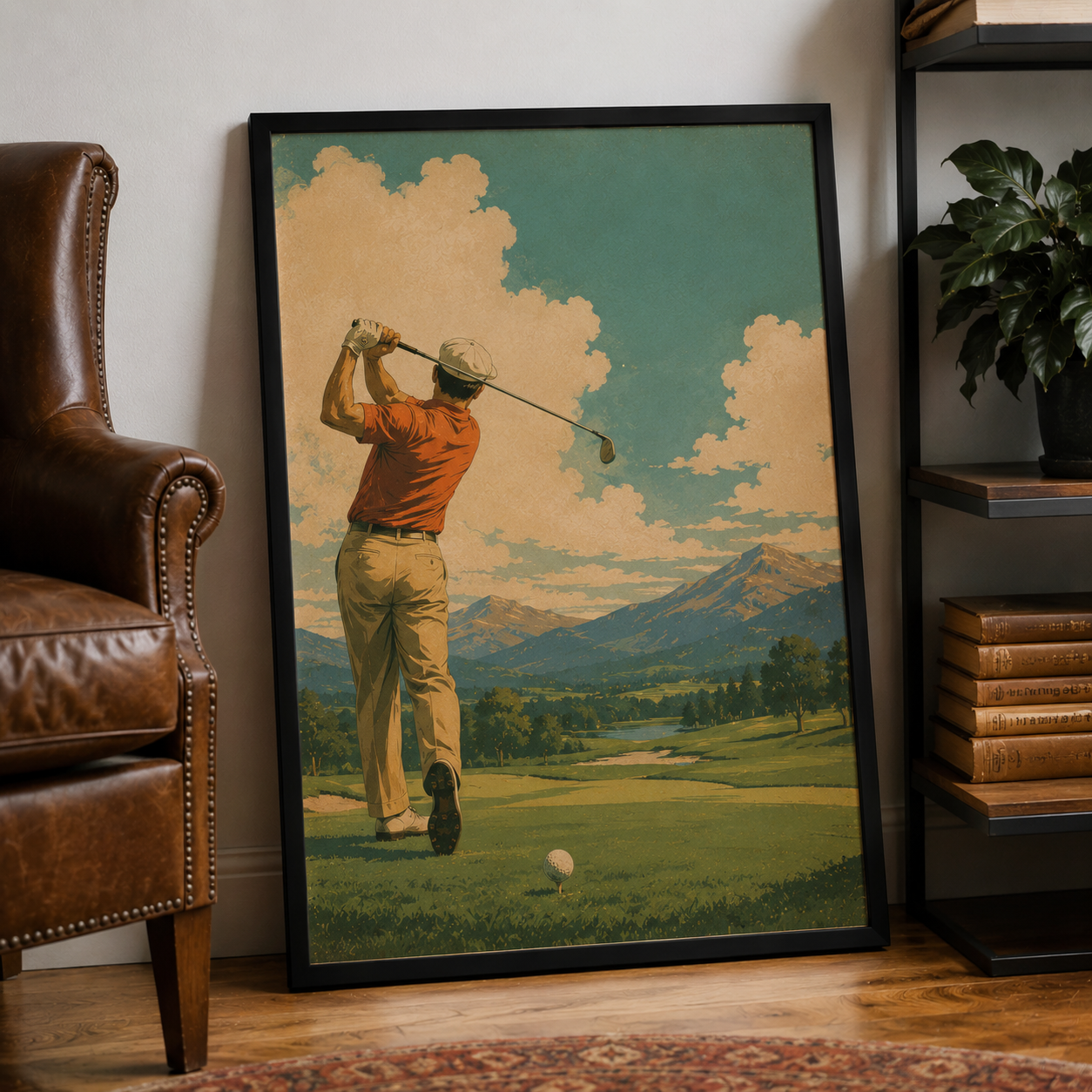 Golf Poster Vintage