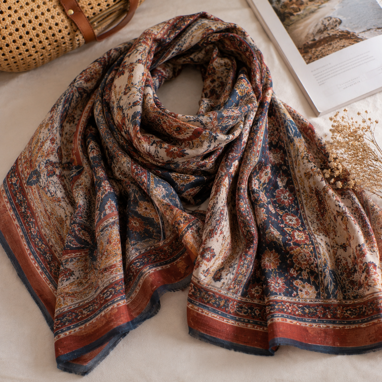 Grand Foulard Vintage