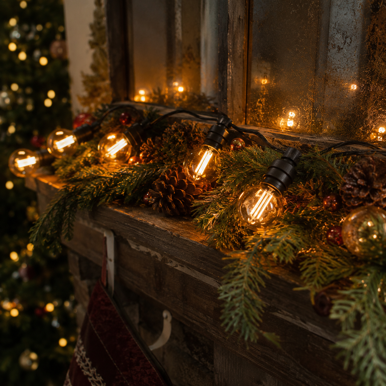 Guirlande Vintage de Noël