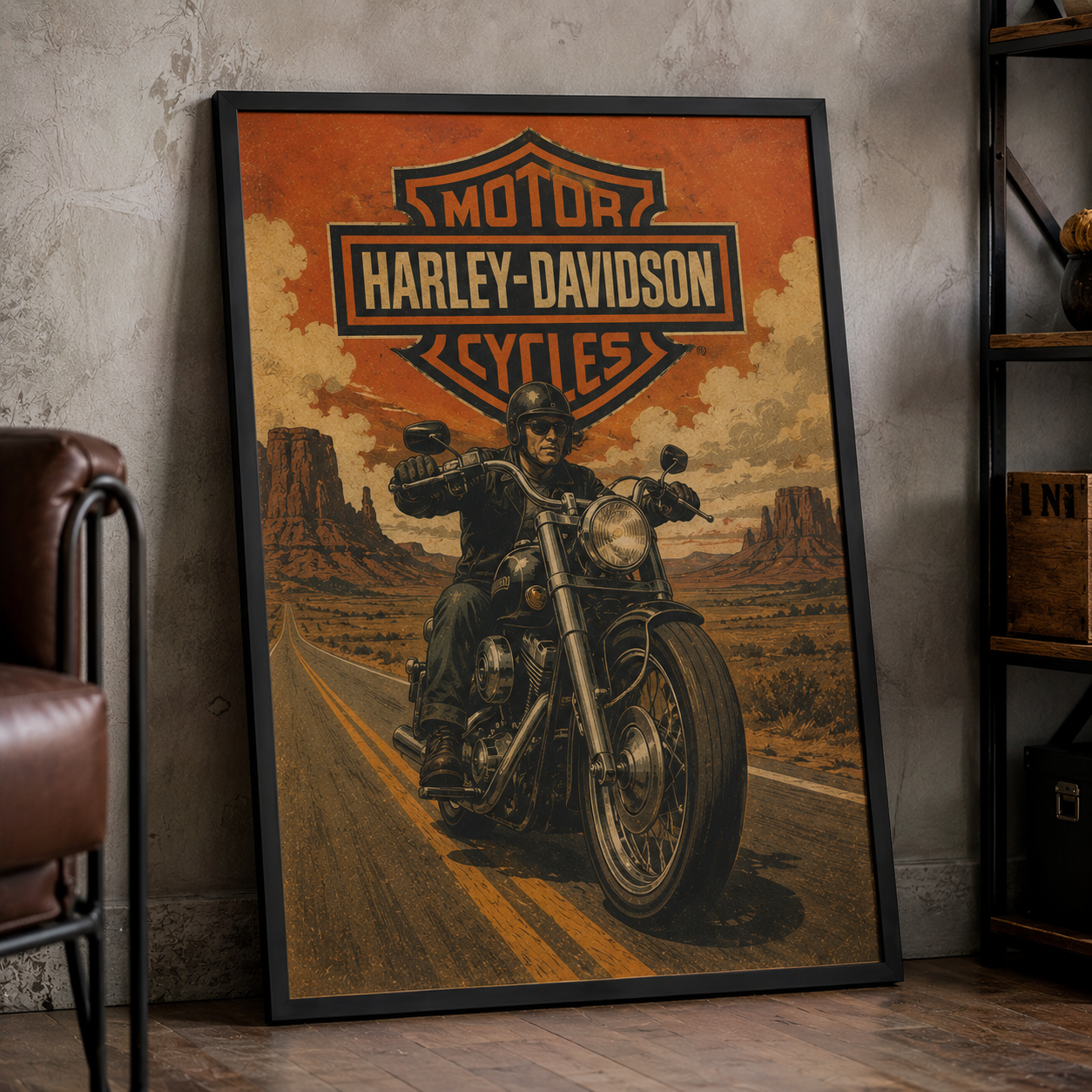 Harley Davidson Poster Vintage