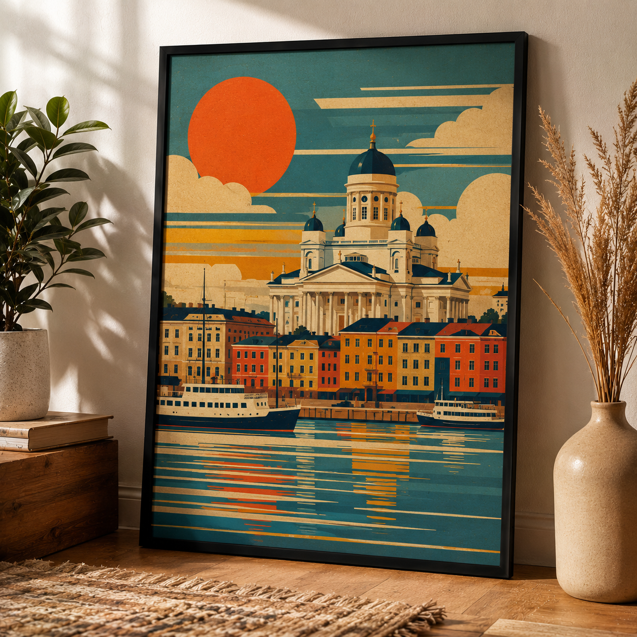 Helsinki Poster Vintage