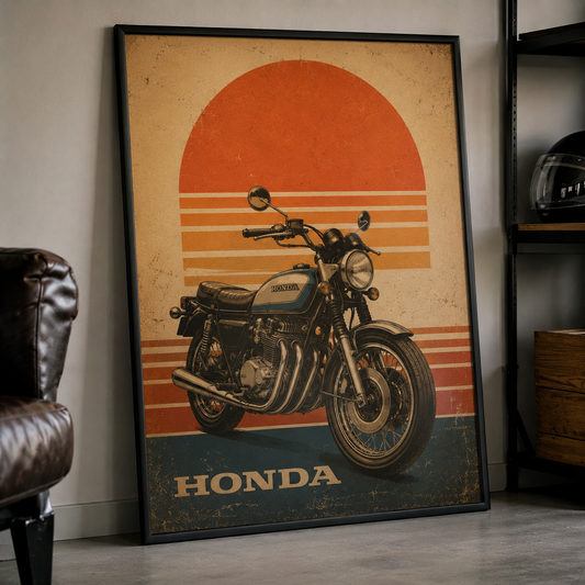 Honda Poster Vintage