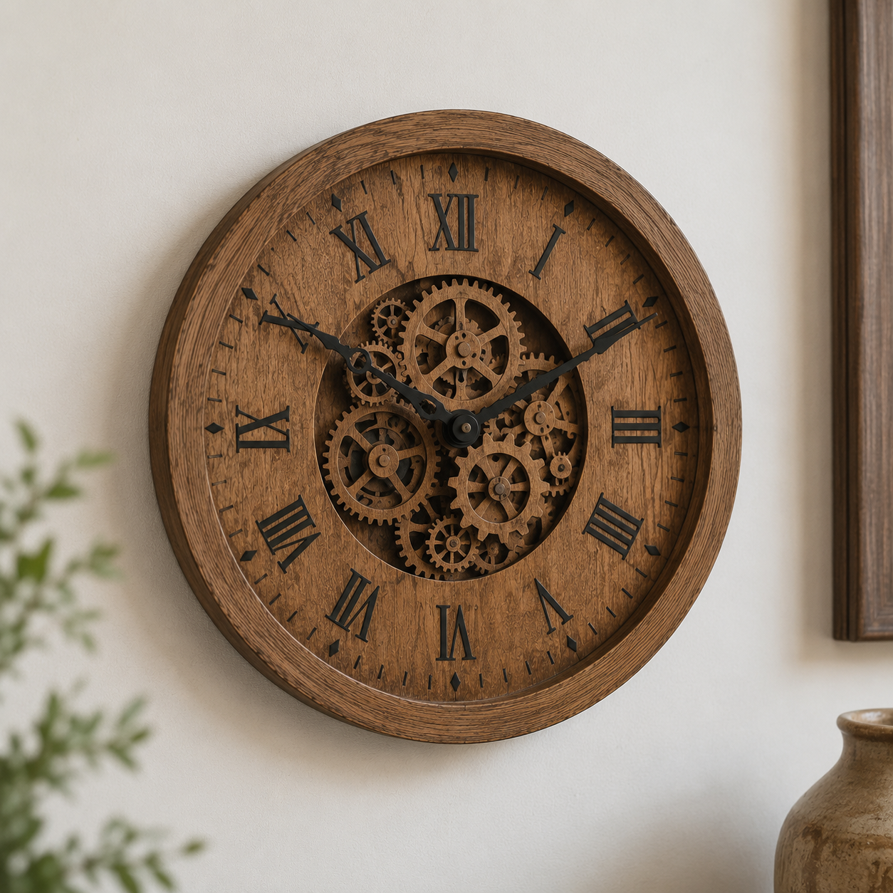 Horloge Vintage à Engrenage