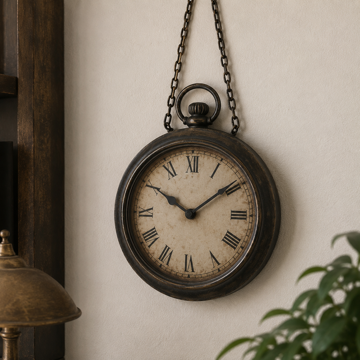 Horloge Vintage avec Chaine