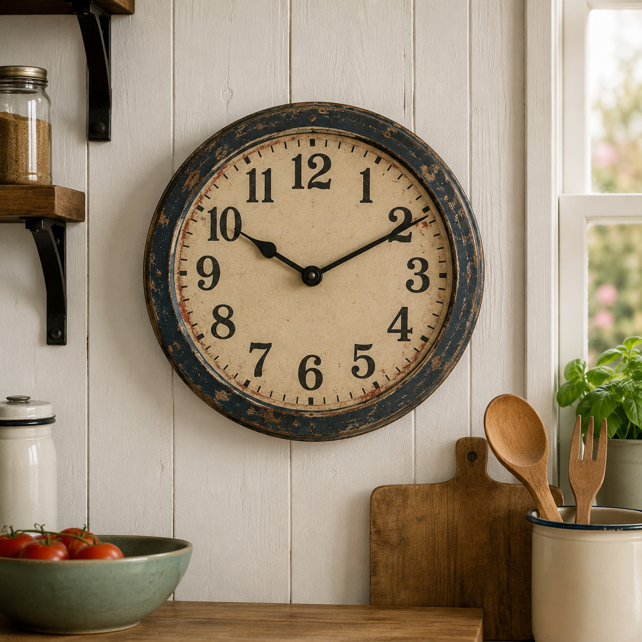 Horloge Vintage de Cuisine