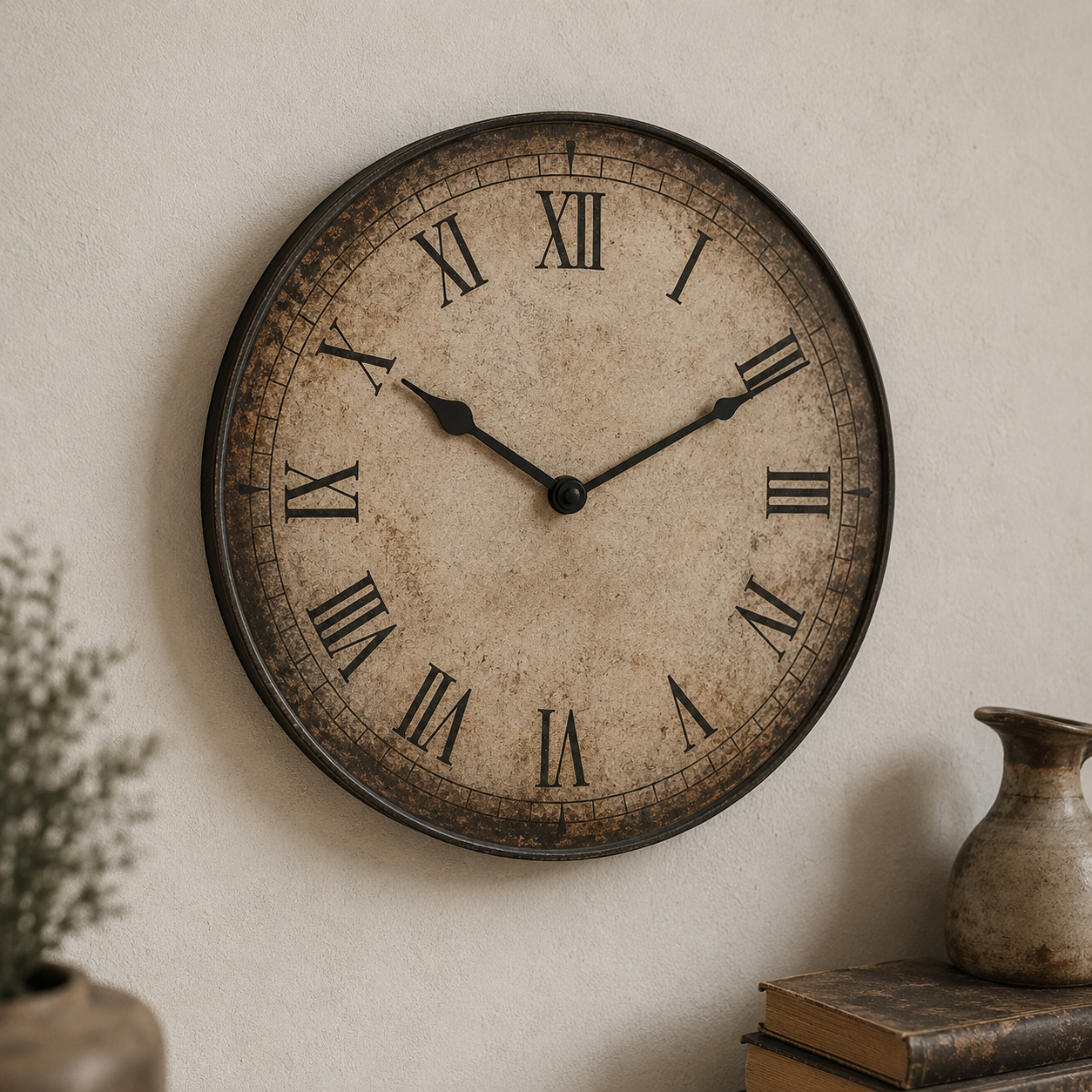 Horloge Vintage en Métal