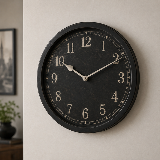 Horloge Vintage Noir